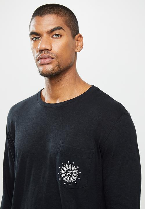 Holmes Bro's - Bandana long sleeve tee - black 