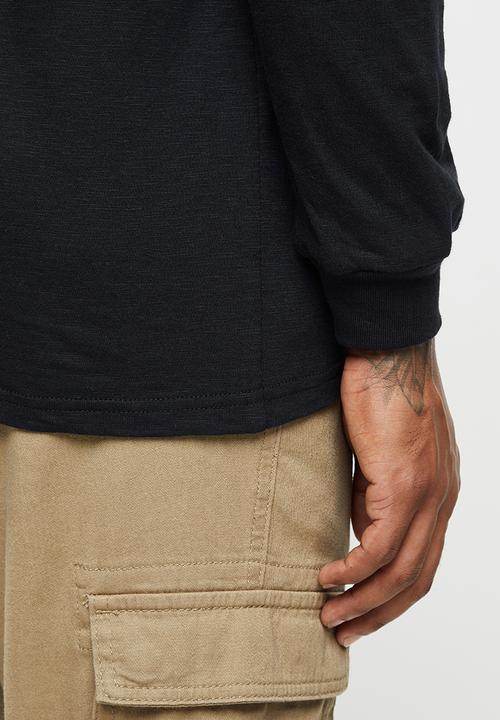 Holmes Bro's - Bandana long sleeve tee - black 