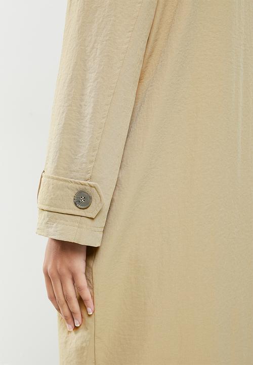 Cotton On - The mac trench - washed taupe