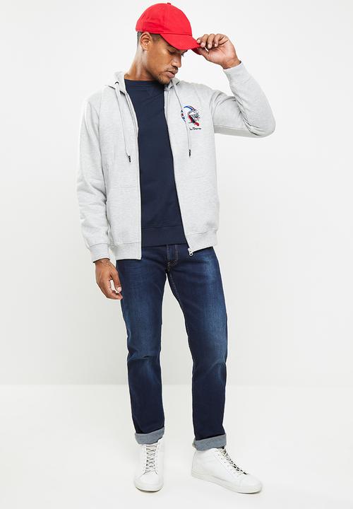 Ben Sherman - Cat zip sweat - grey