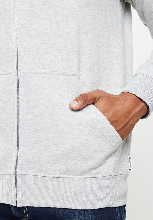 Ben Sherman - Cat zip sweat - grey