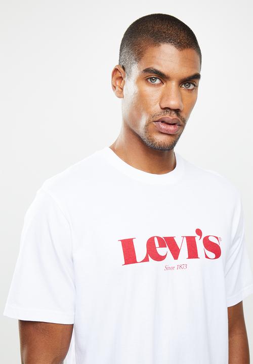 Levi’s® - Short sleeve relaxed fit tee logo mv - white 