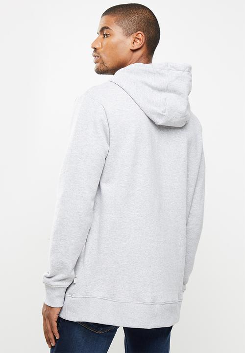 Quiksilver - Comp logo screen hoodie - grey
