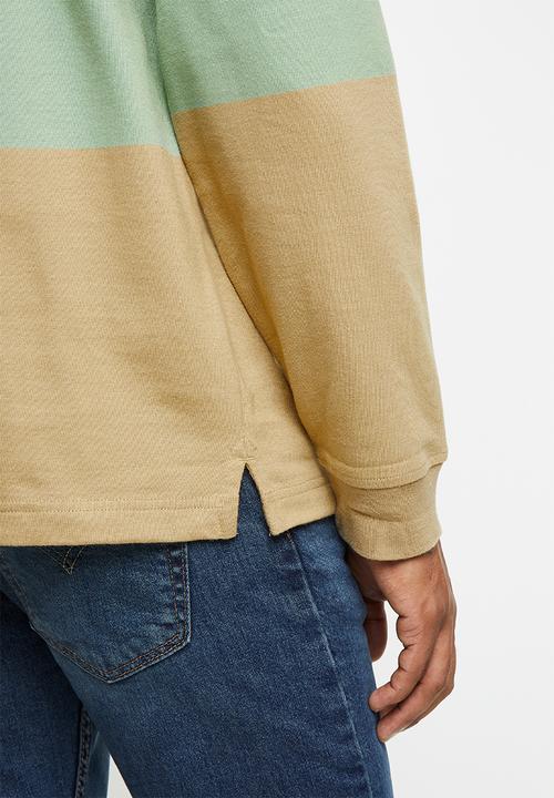 Levi’s® - Long sleeve fashion rugby block stripe lavender f - multi