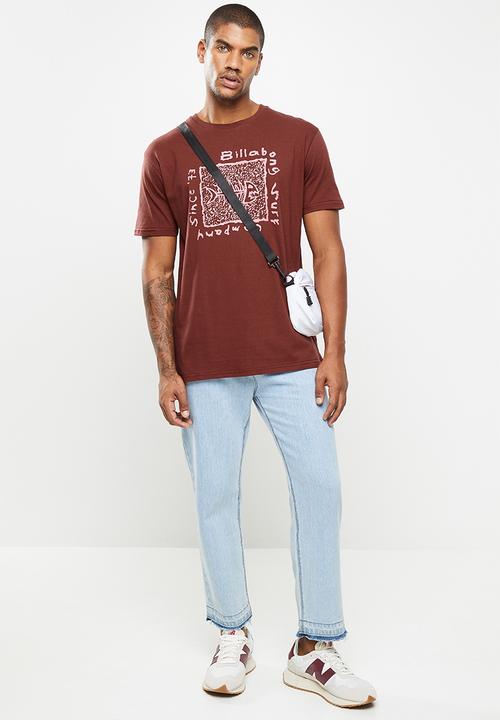 Billabong  - Mondo short sleeve tee - burgundy