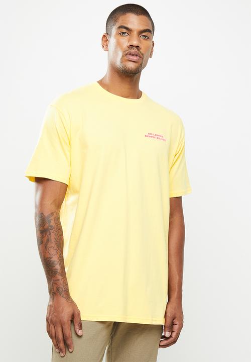 Billabong  - Bless the booze tee - light yellow