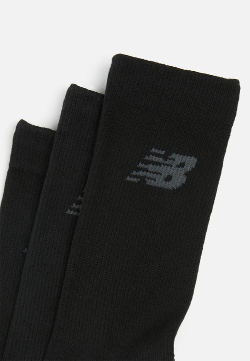 New Balance  - Core crew sock 3-pack - black