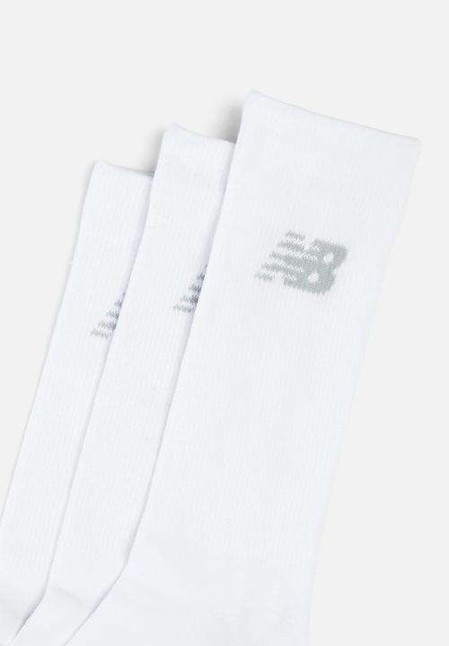 New Balance  - Core crew sock 3-pack - white