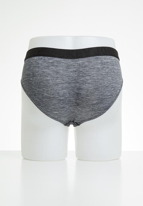 Jockey - Salt and pepper 1 pack brief - grey