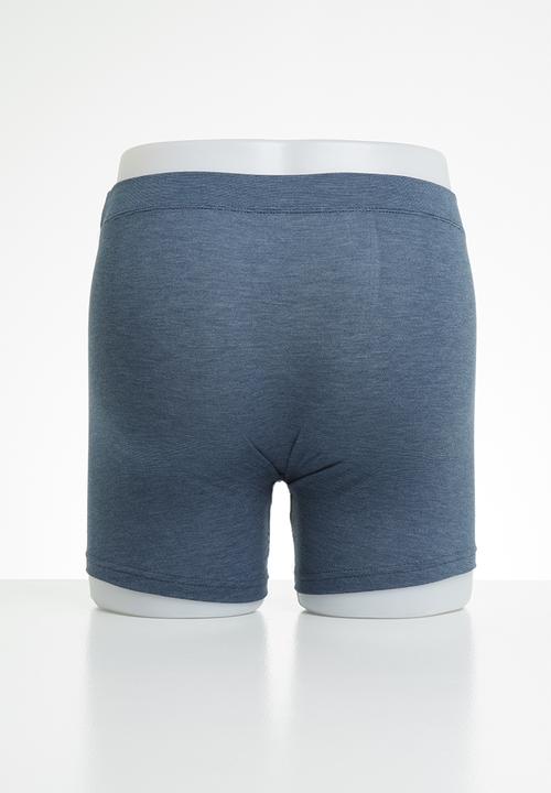 Jockey - Luxury bliss longer leg pouch trunk 1 pack - blue