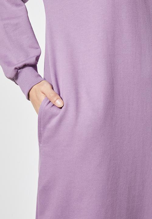 Superbalist - The ultimate sweat dress - mauve
