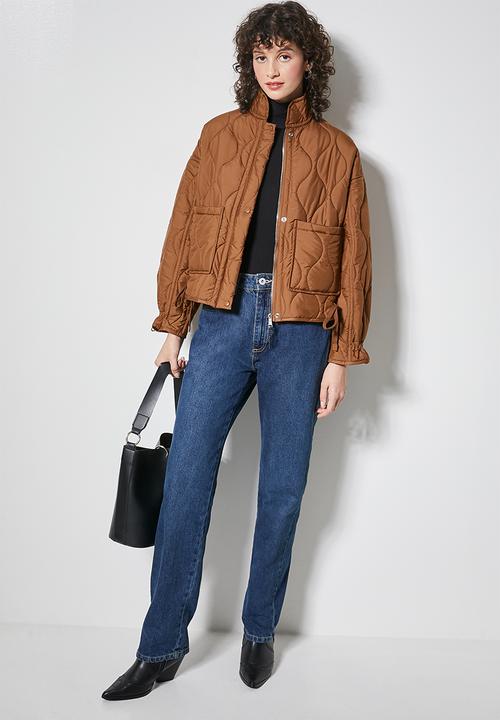 Superbalist - Quilted puffer - tan