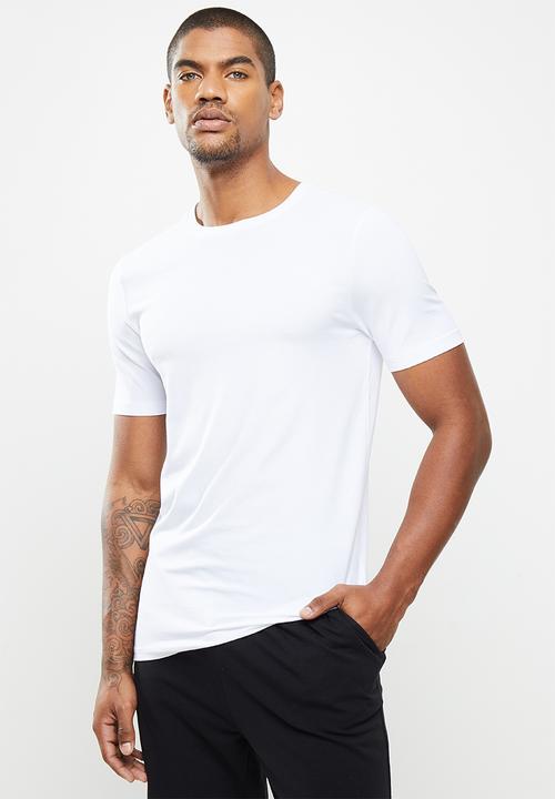 Only & Sons - Basic life slim o-neck 3 pack - white