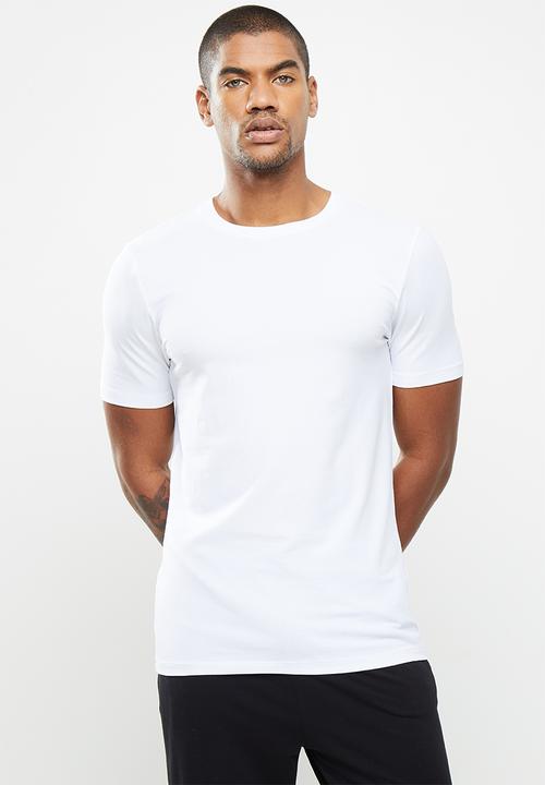 Only & Sons - Basic life slim o-neck 3 pack - white