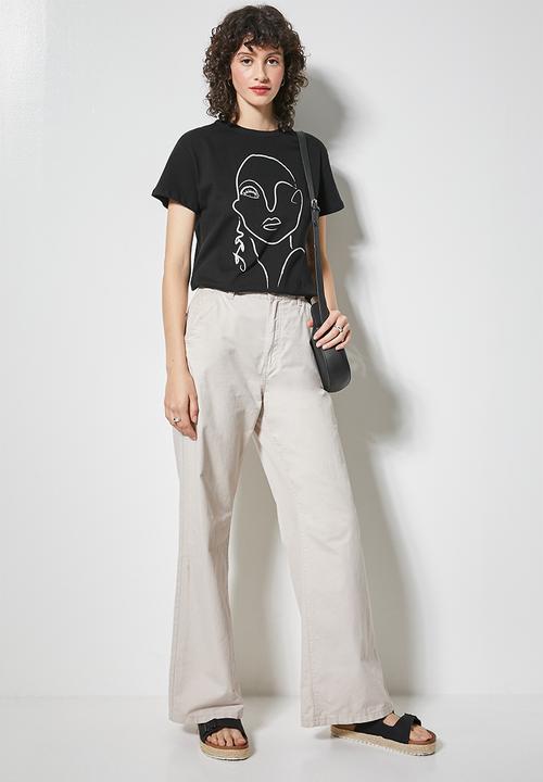 Superbalist - Printed tee - black