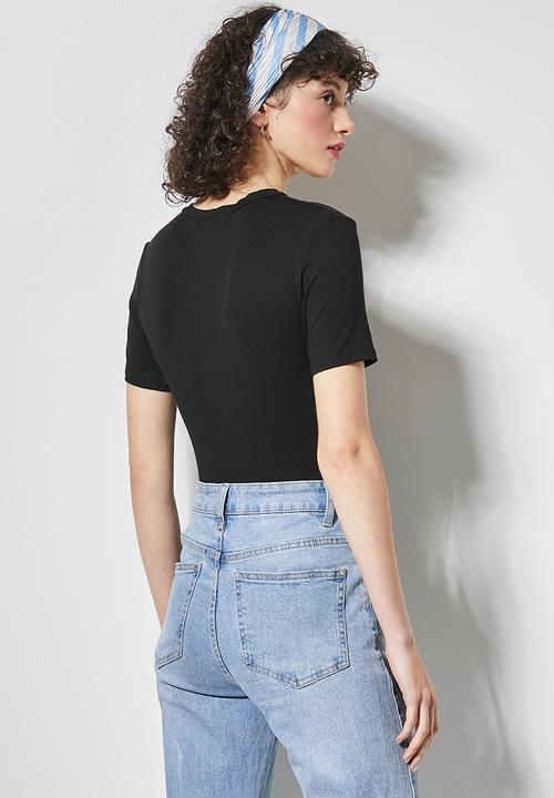 Superbalist - 2-pack crew neck T-shirt - black & white
