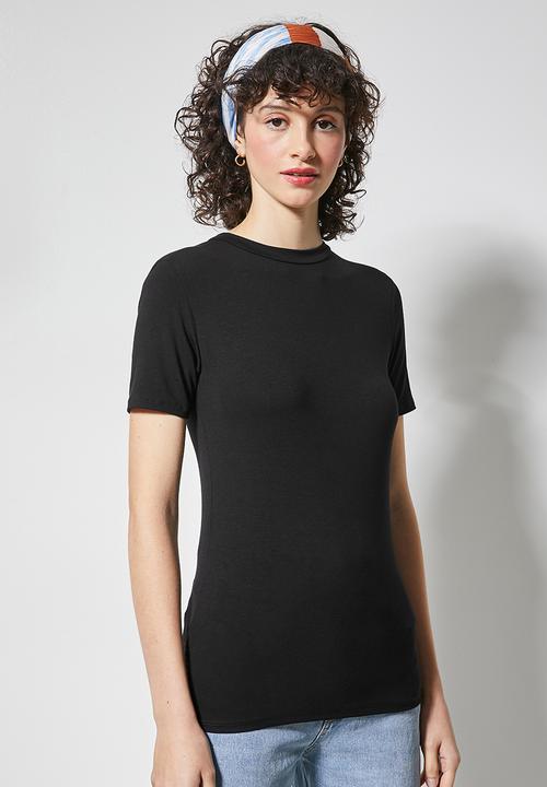 Superbalist - 2-pack crew neck T-shirt - black & white