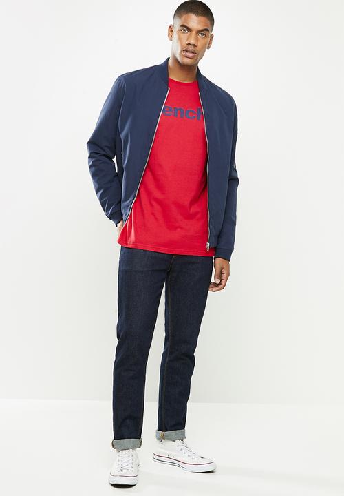 Bench - Oscar short sleeve tee - red