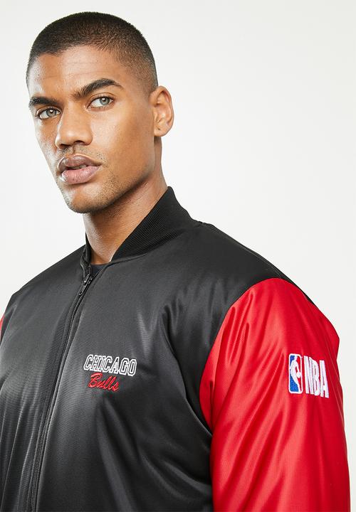 NBA - Bulls icon logo bomber jacket - black