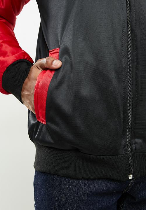 NBA - Bulls icon logo bomber jacket - black