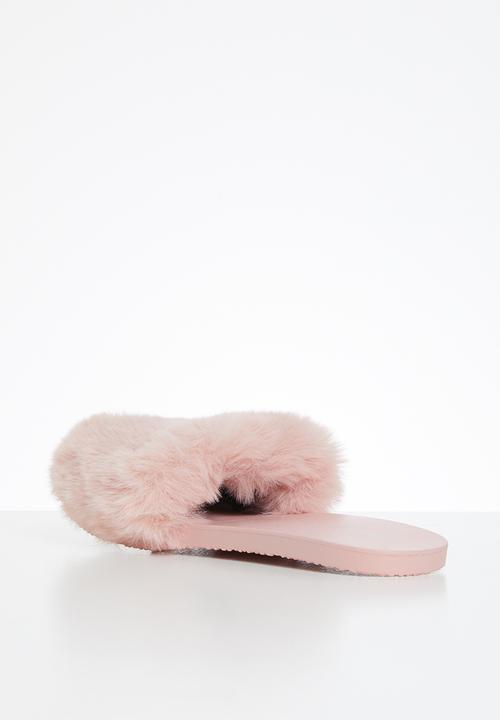 dailyfriday - Wendy faux fur slipper - pink