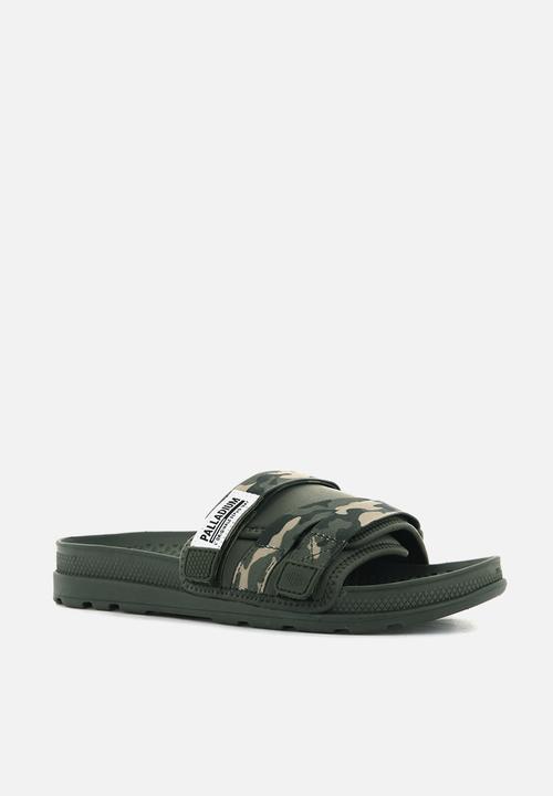 Palladium - Solea slide - olive night/camo
