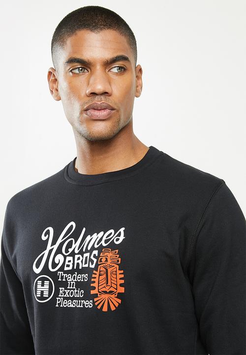 Holmes Bro's - Exotic basic sweat - black