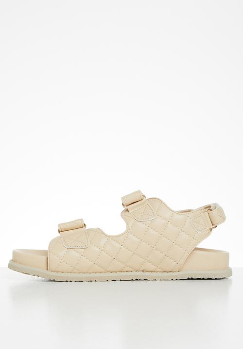 Public Desire - Carmen chunky slingback sandal - beige