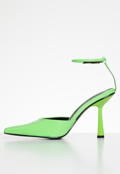 Public Desire - Decision lock detail stiletto heel - green