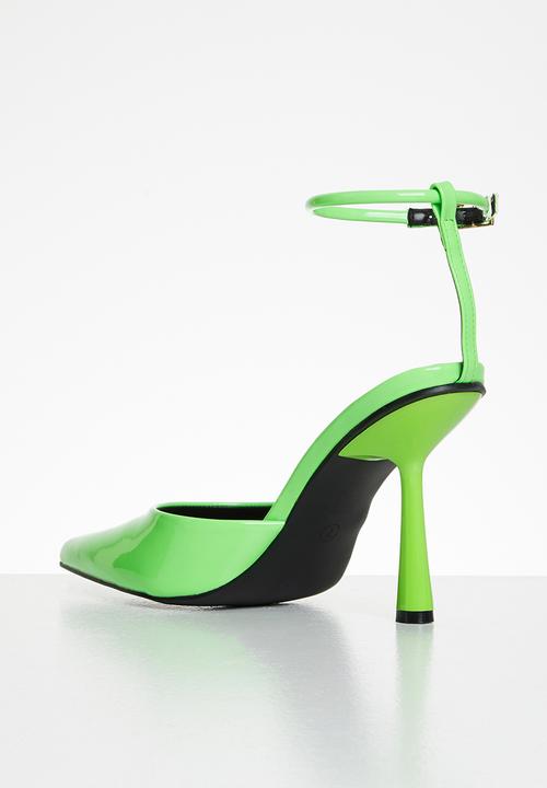 Public Desire - Decision lock detail stiletto heel - green