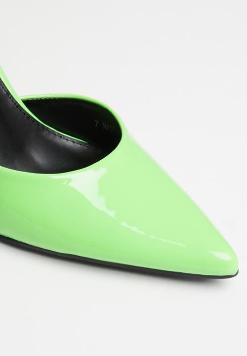 Public Desire - Decision lock detail stiletto heel - green
