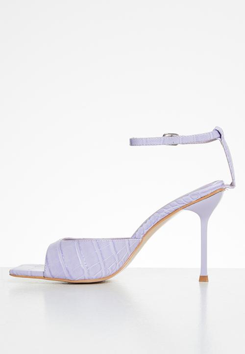Public Desire - Tamara patent croc heel - lilac