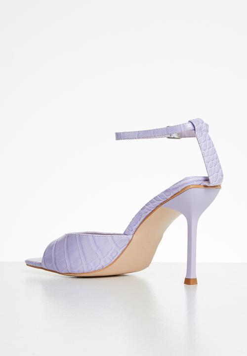 Public Desire - Tamara patent croc heel - lilac