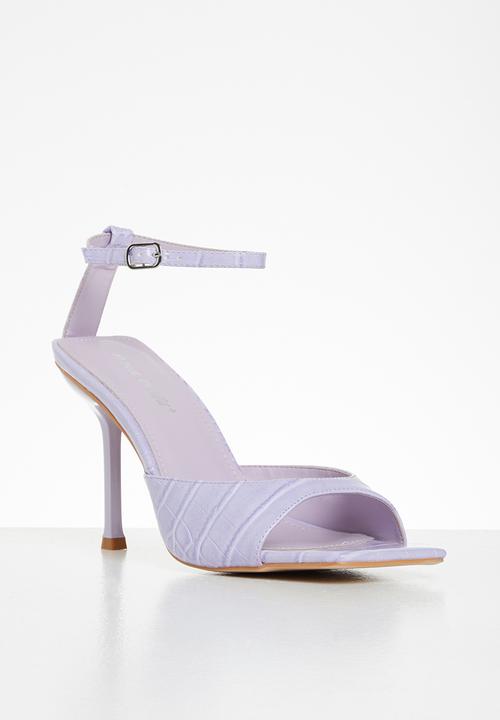 Public Desire - Tamara patent croc heel - lilac