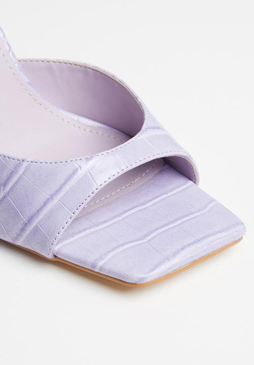 Public Desire - Tamara patent croc heel - lilac