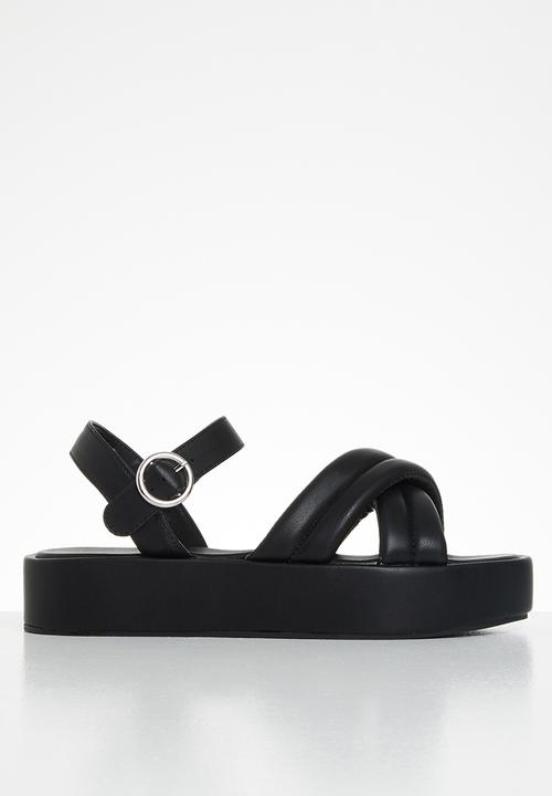 Kelsi flatform chunky slingback sandal - black Public Desire Sandals & Flip Flops | Superbalist.com