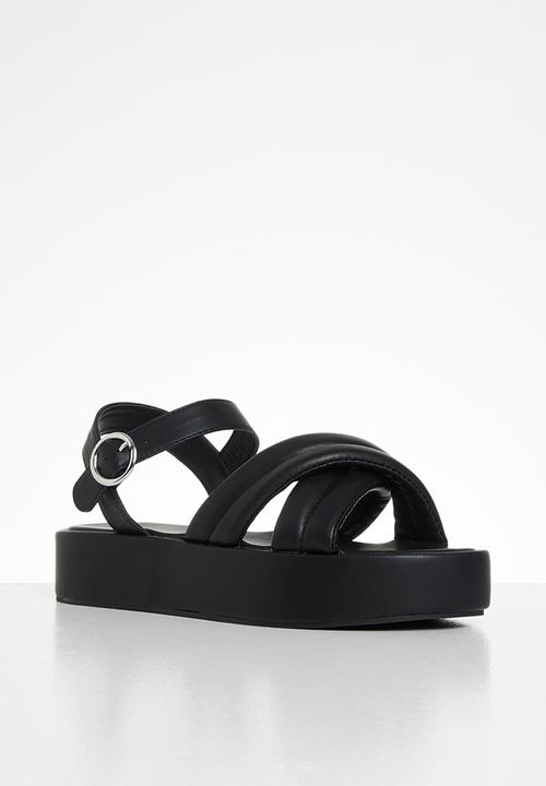 Public Desire - Kelsi flatform chunky slingback sandal - black