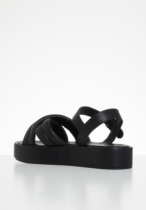 Public Desire - Kelsi flatform chunky slingback sandal - black
