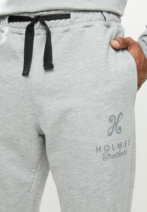 Holmes Bro's - Holmes belted trackpant - dirty grey 