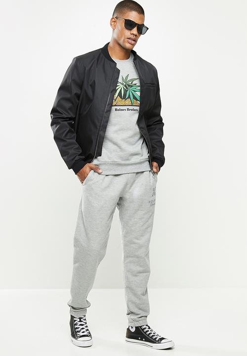 Holmes Bro's - Holmes belted trackpant - dirty grey 
