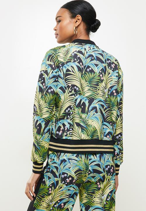 SISSY BOY - Attraction printed bomber - green 
