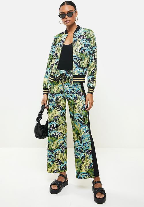 SISSY BOY - Attraction printed bomber - green 