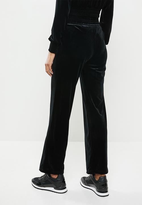 SISSY BOY - Club velvet palazzo - black