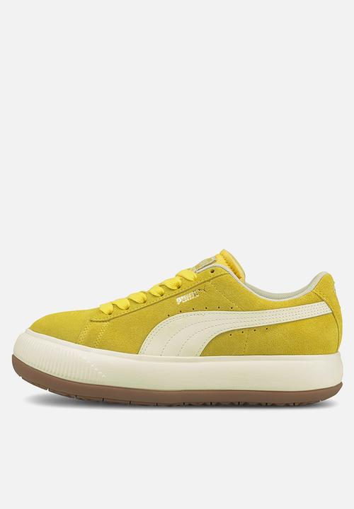 PUMA - Suede Mayu UP women's sneakers - super lemon-marshmallow-gum 3