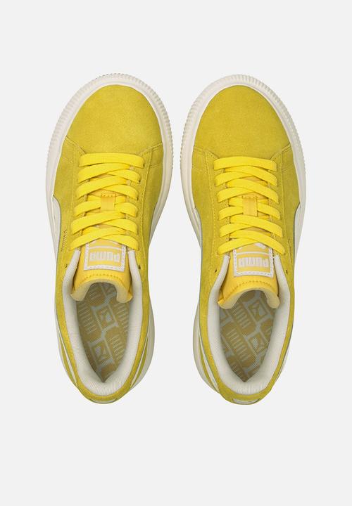 PUMA - Suede Mayu UP women's sneakers - super lemon-marshmallow-gum 3
