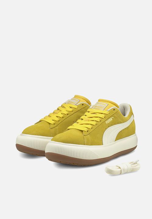 PUMA - Suede Mayu UP women's sneakers - super lemon-marshmallow-gum 3