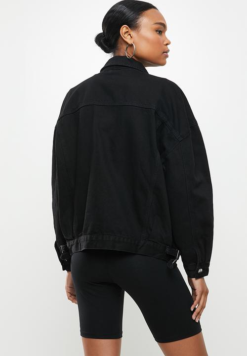 Missguided - Buckle detail jacket - black