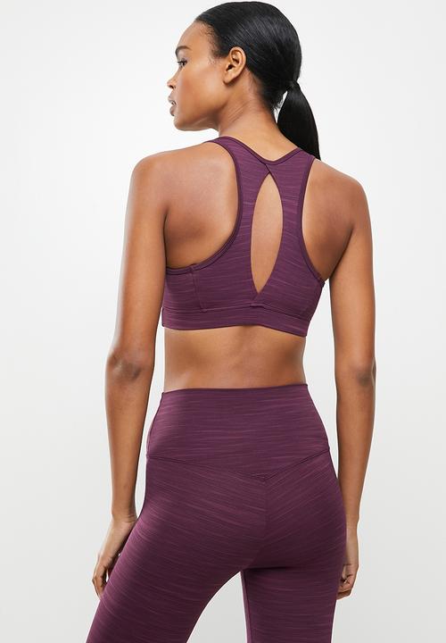 Fitgymwear - Space-dye preto crop - purple