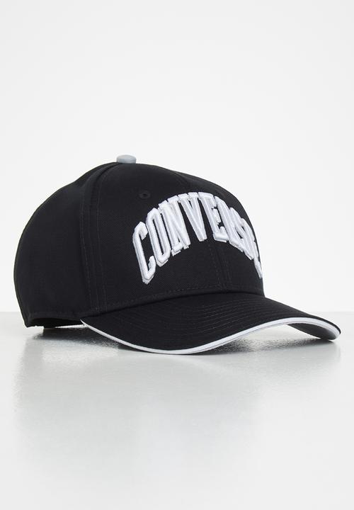 Converse - Can varsity logo dad cap - black