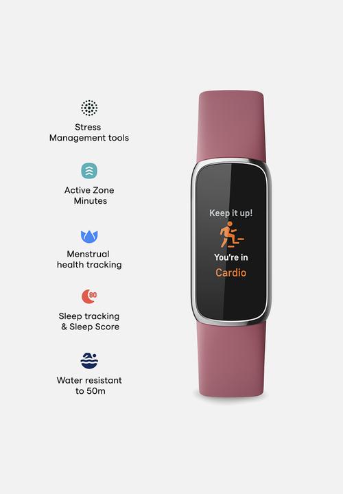 Fitbit - Luxe - Platinum Orchid
